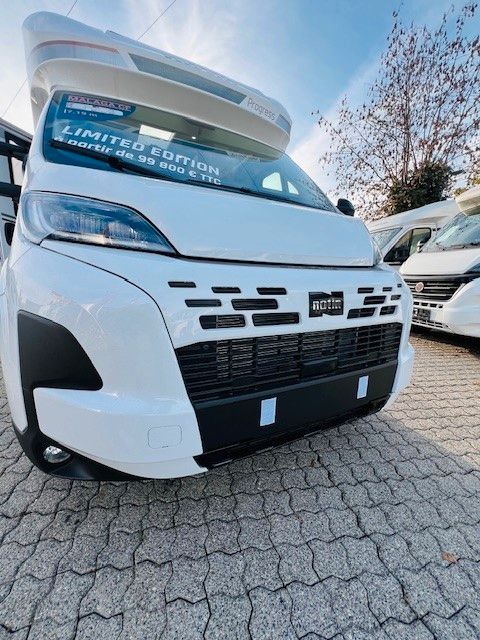 Notin Malaga CF LIMITED EDITION\\\\140 PS Fiat Ducato Euro 6E\\Automatikgetriebe 8 Gang\\Pack Autonomie 2025\\- Lithiumbatterie 100 AH\\- Solaranlage 200 Watt mit MPPT Regler\\Heizung Truma Combi 6 Elektro\\Zusätzlicher Schlafplatz im Wohnbereich\\Smar...