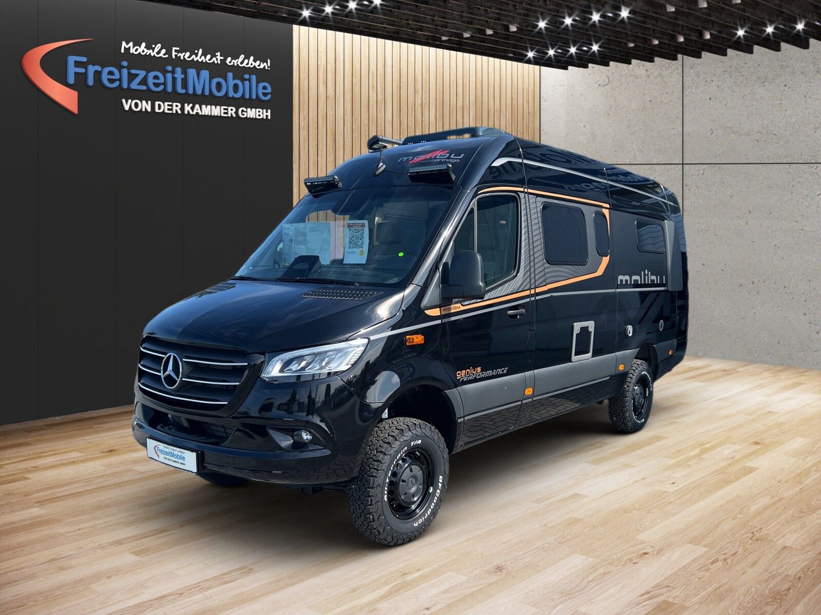 * **Modell 2025**\\* **Motor / Chassis:** Mercedes Sprinter 2,0 l\\* **Leistung:** 140 kW / 190 PS\\* **Getriebe:** Automatik\\* **zul. Gesamtgewicht:** 4100 kg\\* **Bett(en):** Einzelbetten\\* **Sitzgruppe:** Seitensitzgruppe\\* **Polster:** London\\*...