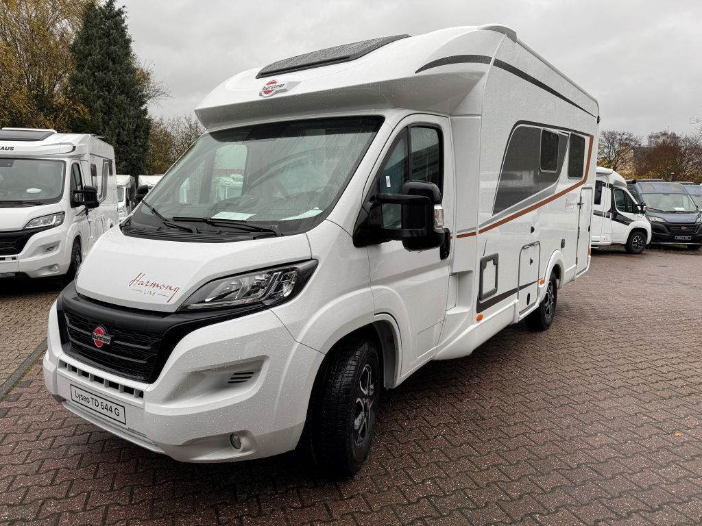 **Bürstner Lyseo TD 644 G Modell 2023**\\\\ \\**Dieses Fahrzeug steht mit folgenden Optionen da:**\\\\ \\* **Fracht / Brief** \\ * **Fiat 140 PS - 4.250 kg** \\ * **Dieseltank 90 l** \\ * **Ganzjahresreifen** \\ * **Safety Paket Fiat** \\ * **Markise 4...