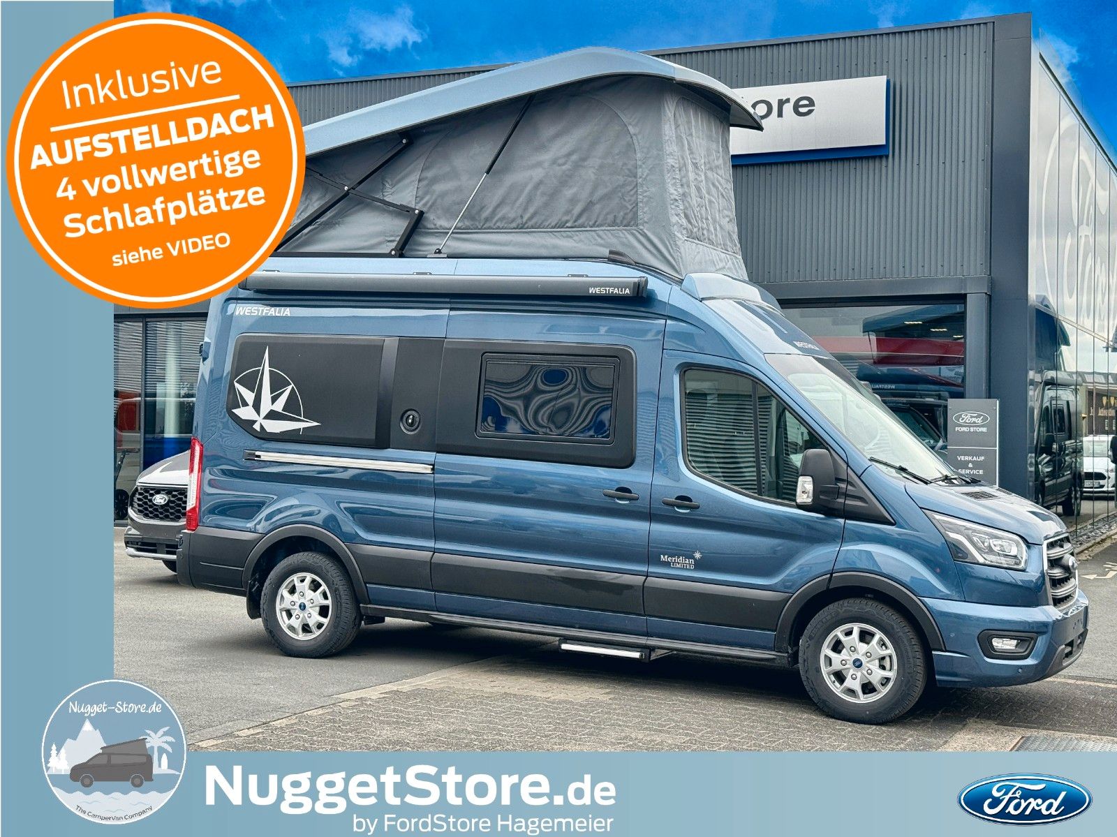 Westfalia Ford Campervan Aufstelldach
