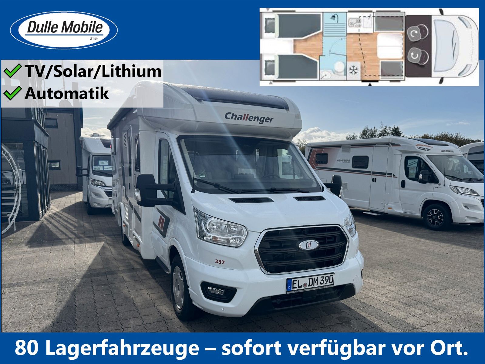 Challenger Ford 2.0 Automatik Hubbett