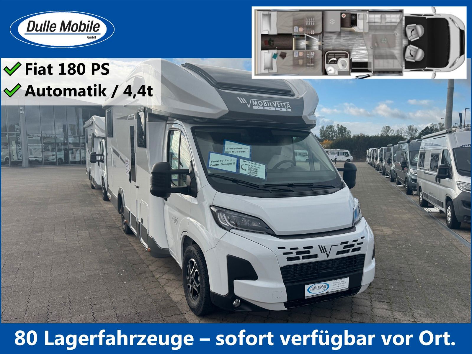 MOBILVETTA Fiat Ducato 180PS Automatik