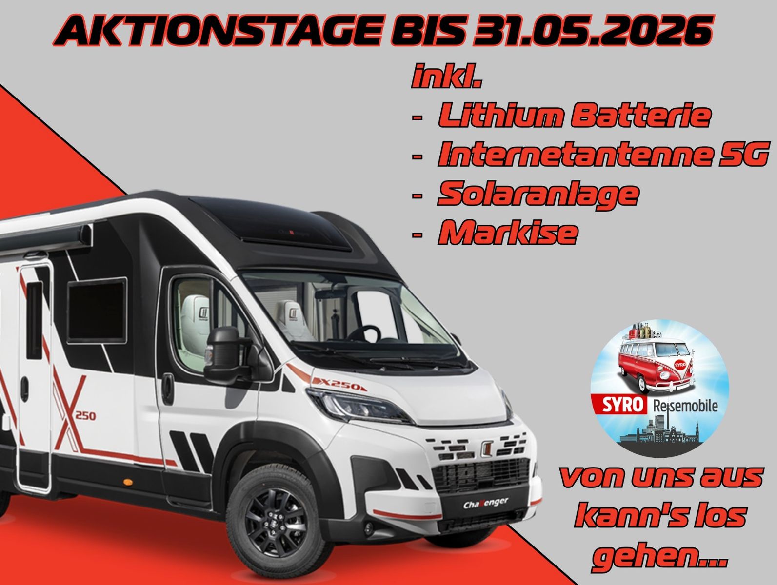Challenger auf Fiat Ducato 140 AT