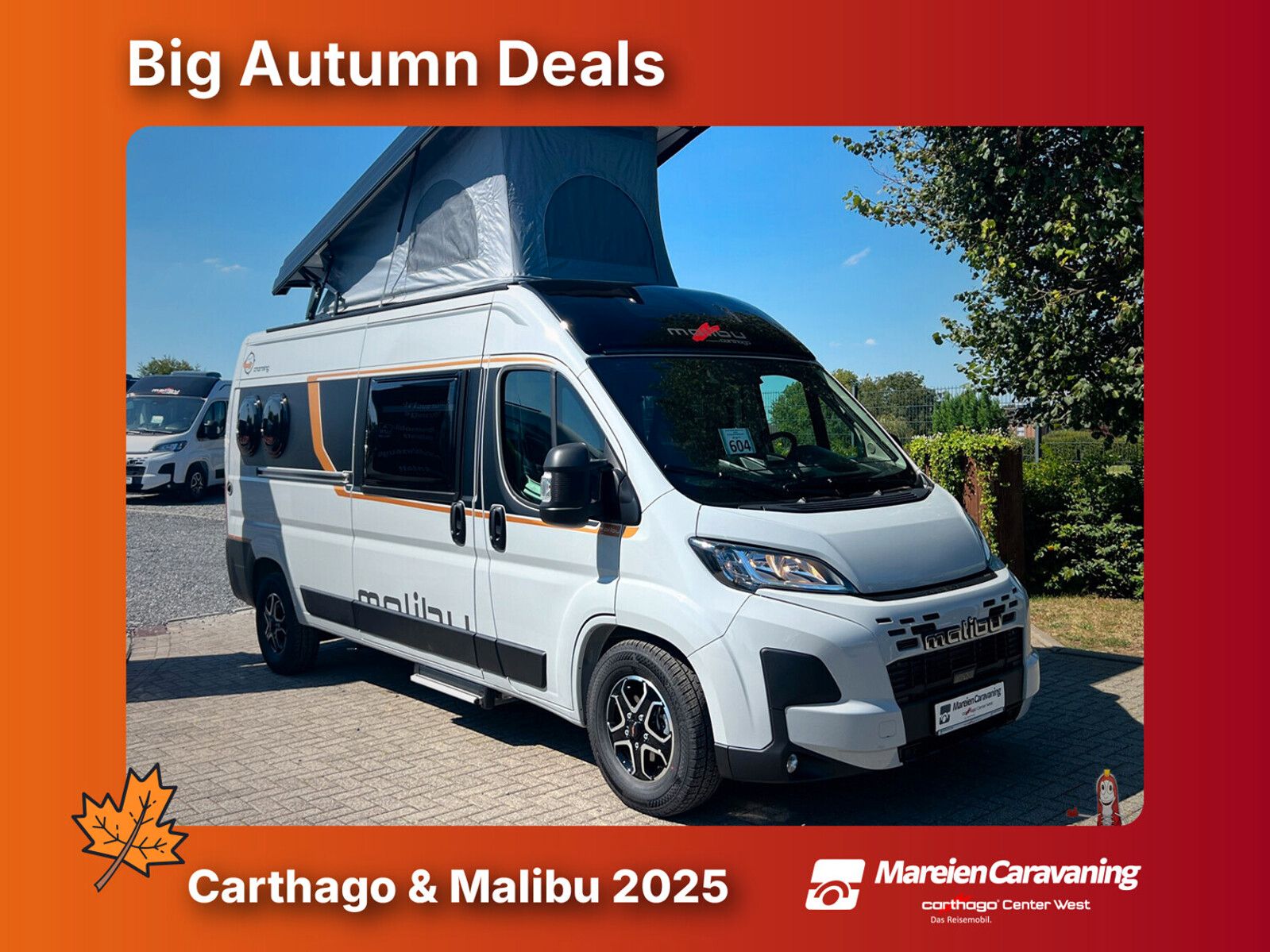 * **Modell 2025**\\* **Motor / Chassis:** Fiat Ducato 2,2 l Multijet\\* **Leistung:** 132 kW / 180 PS\\* **Getriebe:** Automatik\\* **zul. Gesamtgewicht:** 3500 kg\\* **Bett(en):** Doppelbett, Schlafdach\\* **Sitzgruppe:** Seitensitzgruppe\\* **Polster...