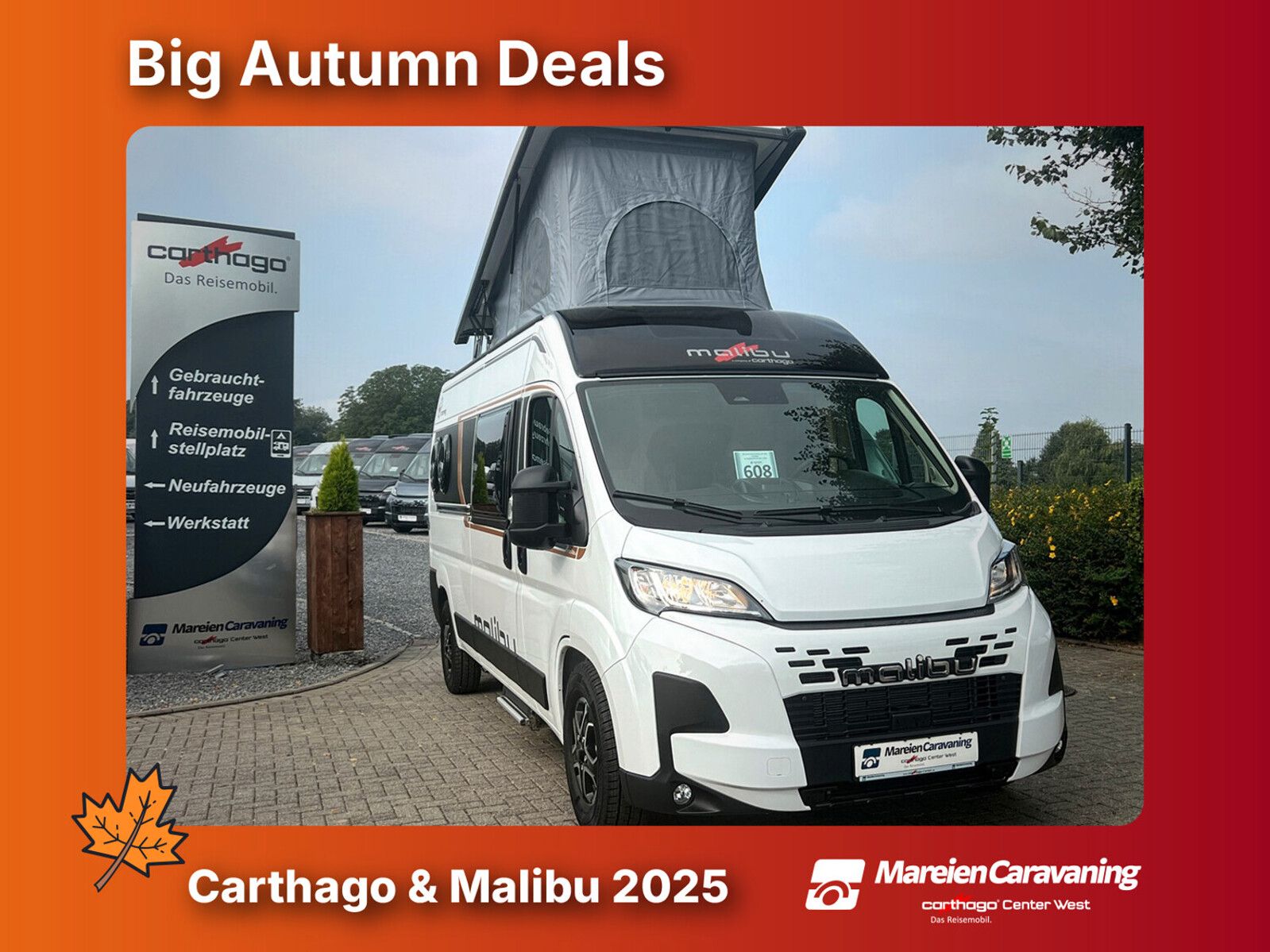 * **Modell 2025**\\* **Motor / Chassis:** Fiat Ducato 2,2 l MultiJet 3\\* **Leistung:** 132 kW / 180 PS\\* **Getriebe:** Automatik\\* **zul. Gesamtgewicht:** 3500 kg\\* **Bett(en):** Doppelbett, Schlafdach\\* **Sitzgruppe:** Seitensitzgruppe\\* **Polst...