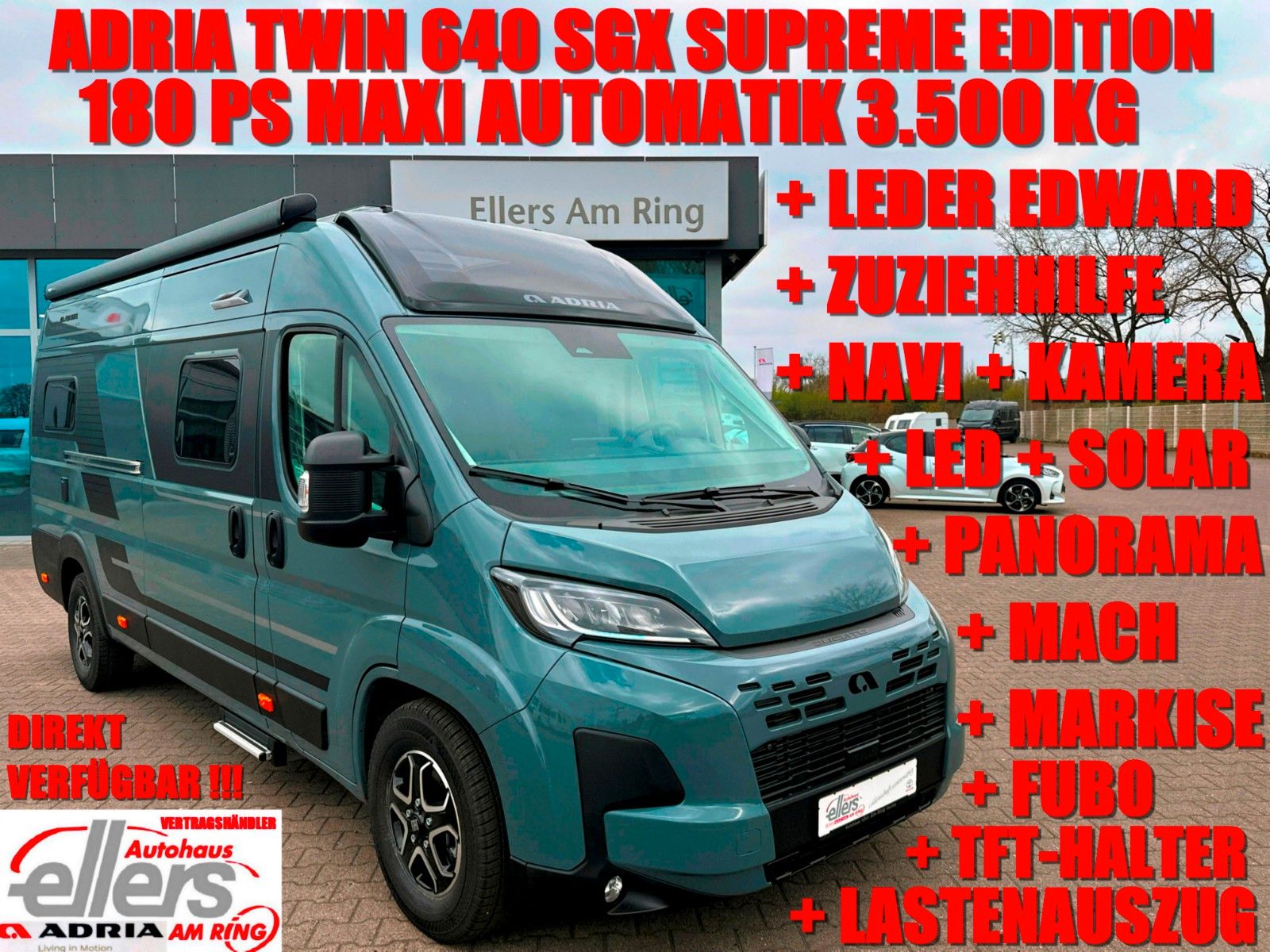 Adria Twin Supreme 640 SGX Automatik